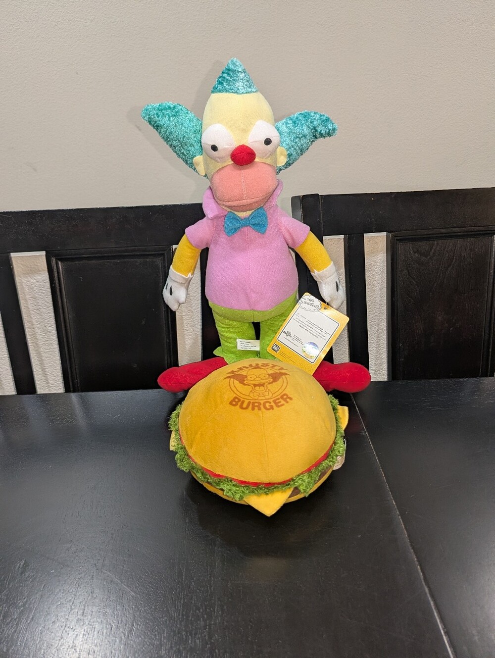 NWT Matt Groening - The Simpsons Krusty The Clown 15" Plush Toy 2015 and Kristy